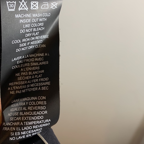 Like New Karl Lagerfeld Paris Athletic Zip Hoodie Track Jacket Reflective Stripe - Picture 11 of 12